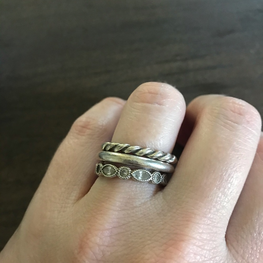 Pandora Silver Band Size 6.5